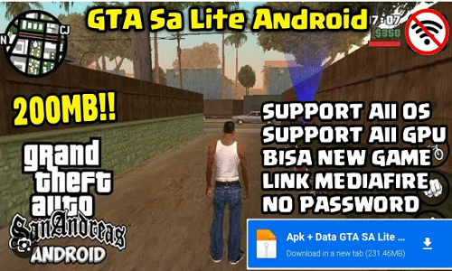 GTA SA Lite 200 MB adreno