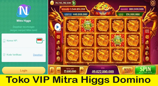 Keuntungan Toko VIP Mitra Higgs Domino